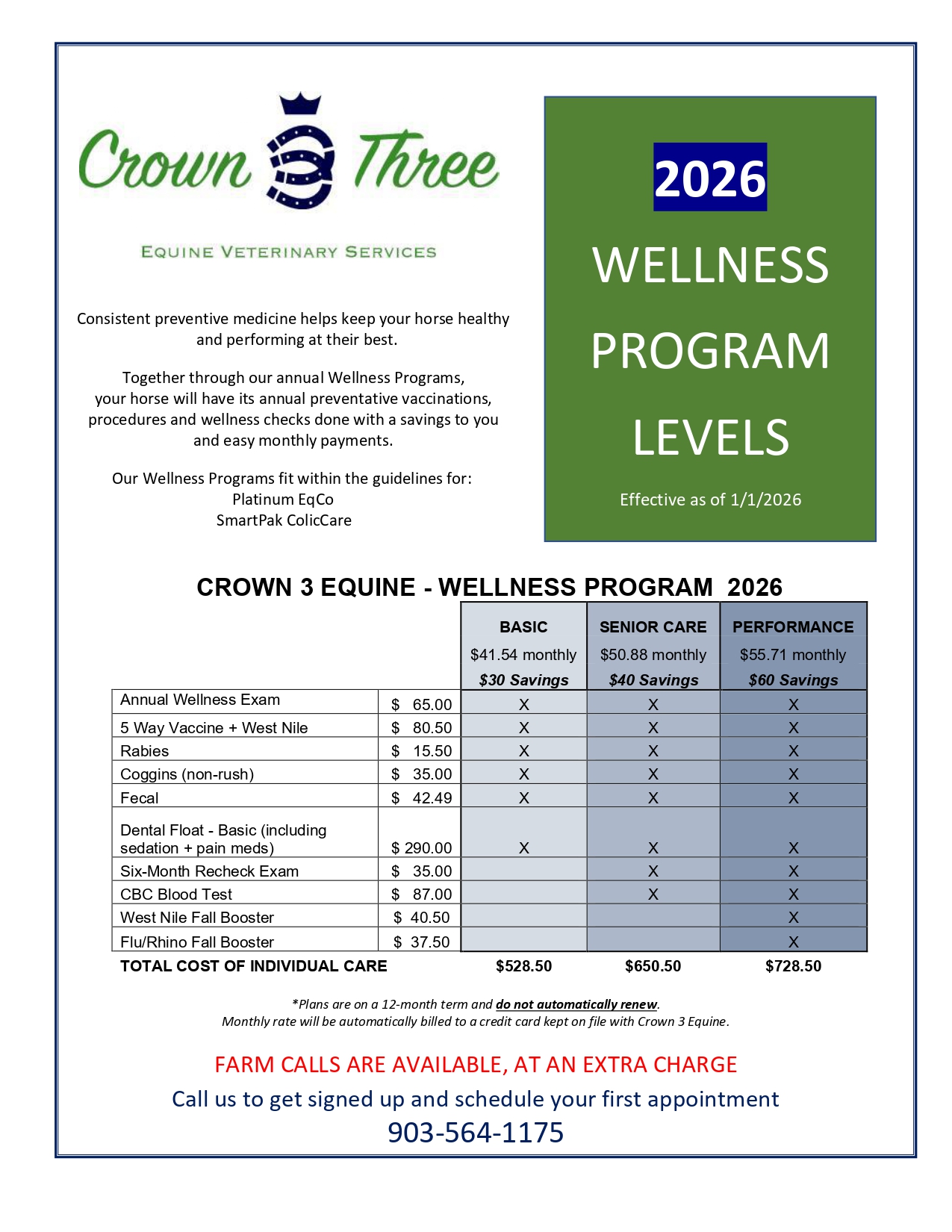 2026 Wellness Program Flyer